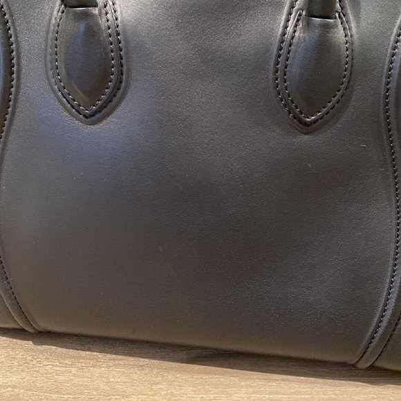 Mini Luggage Handbag in Smooth Calfskin in Black - Picture 16 of 16